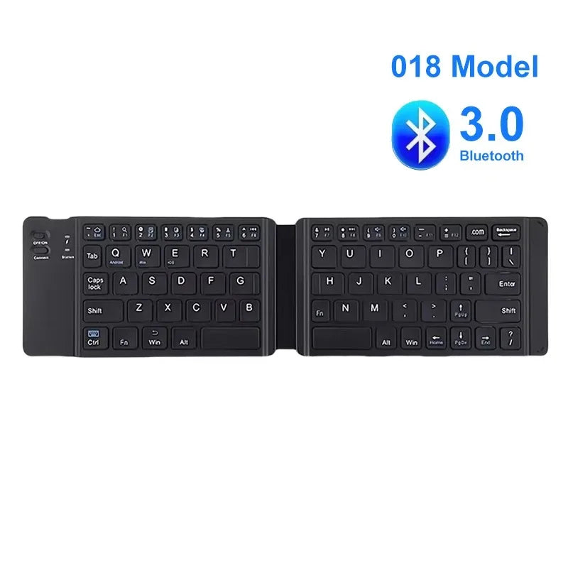 Wireless Portable Slim Smart Tri-Fold Bluetooth Keyboard