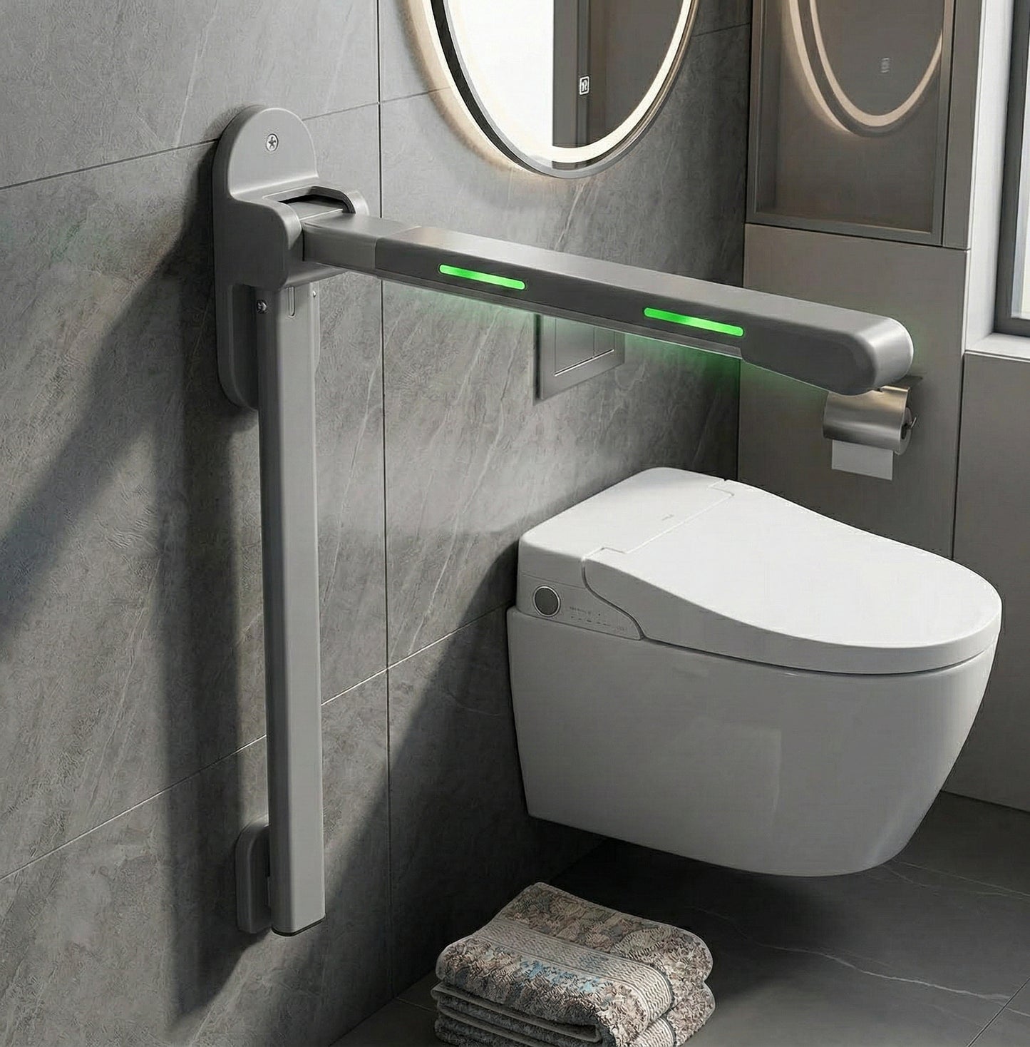 Stability Rail Slim Profile Elder Support Safety Rail