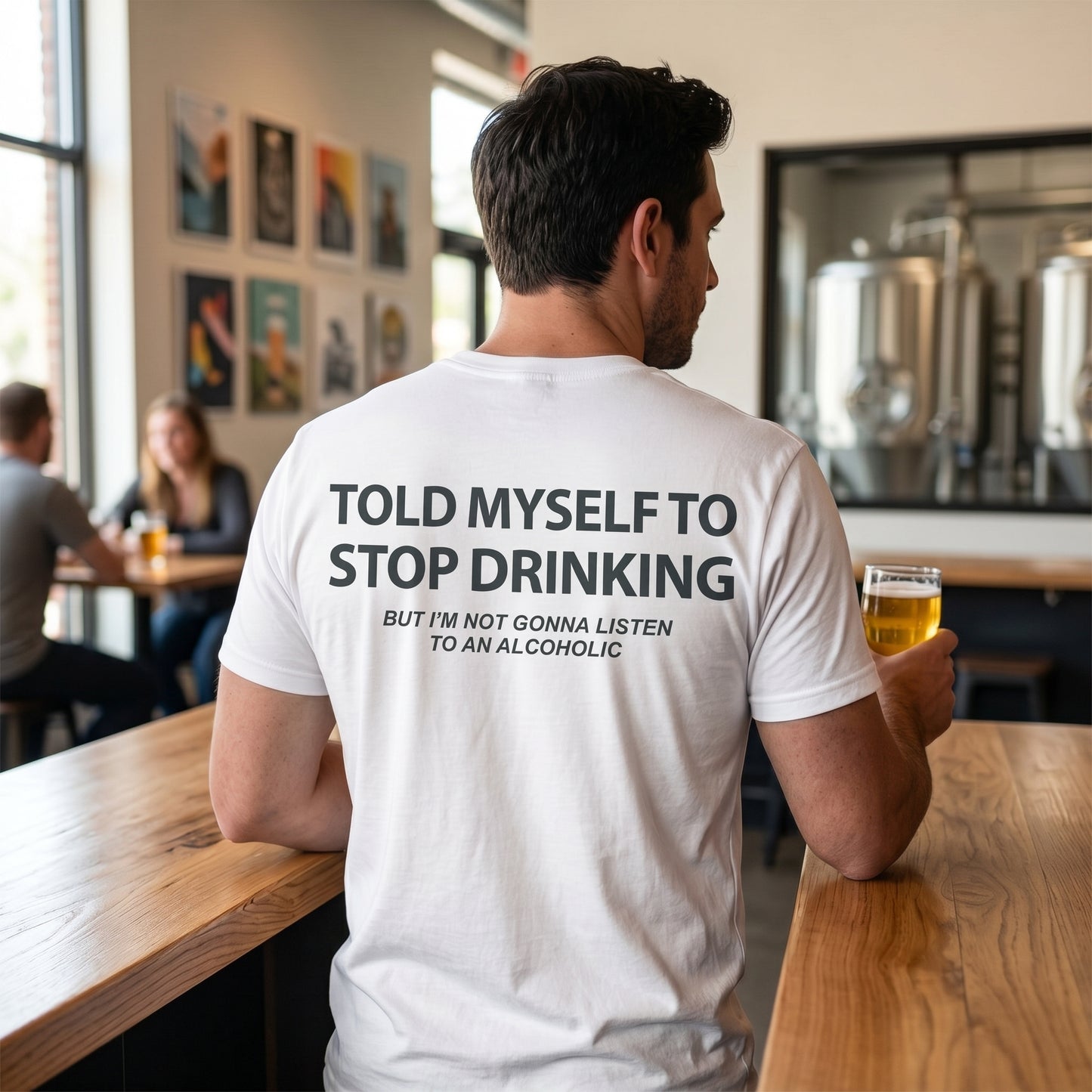 Told Myself to Stop Drinking Funny T-Shirt