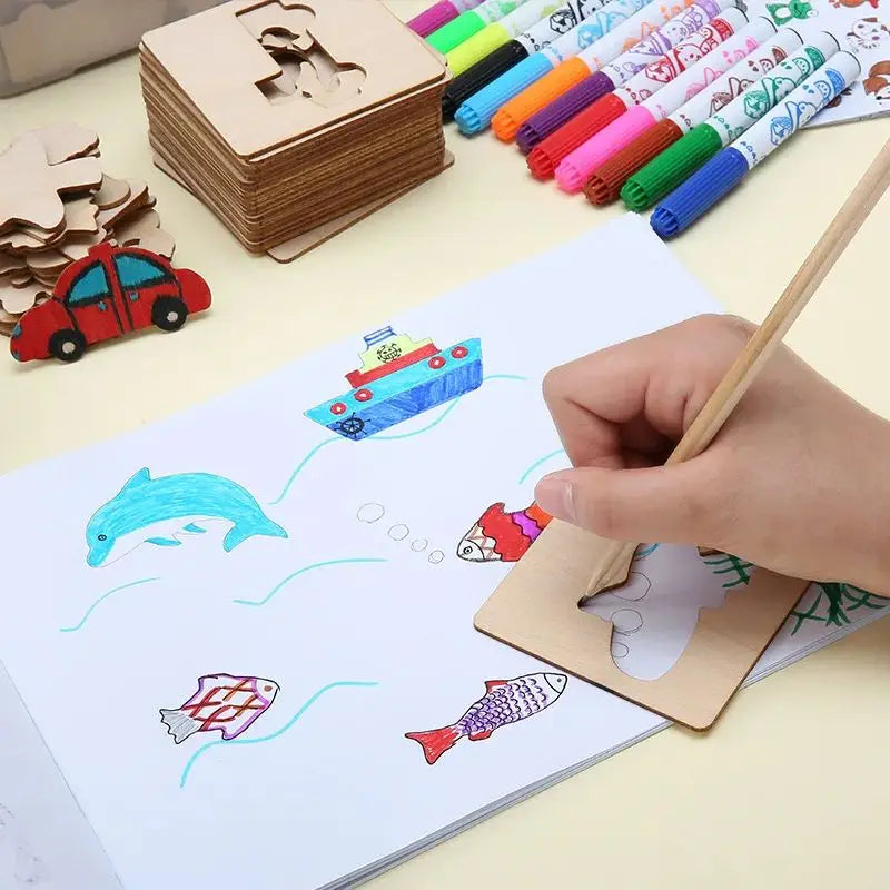 Tiny Artist Montessori Educational Kids Drawing Set