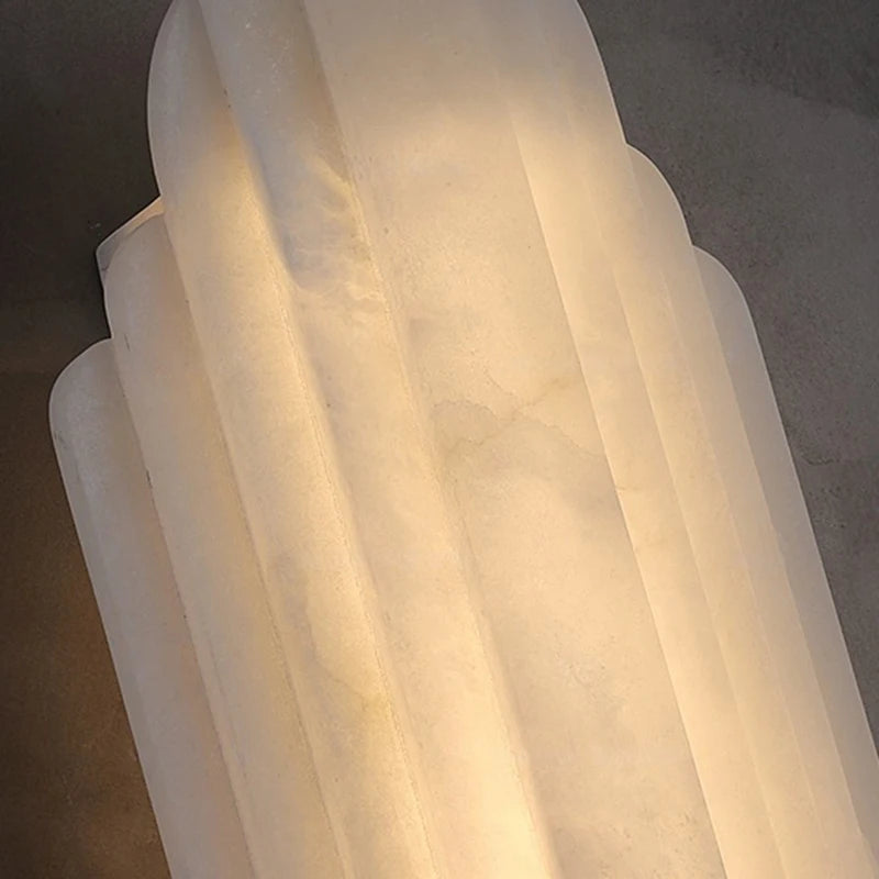 Art Deco Marble LED Wall Sconce Lamp