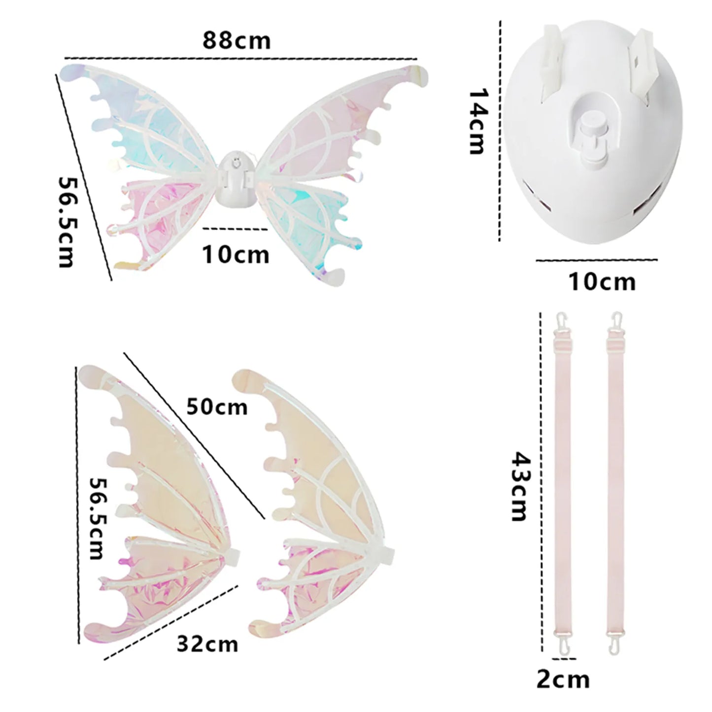 Fairy Wings Kids Costume