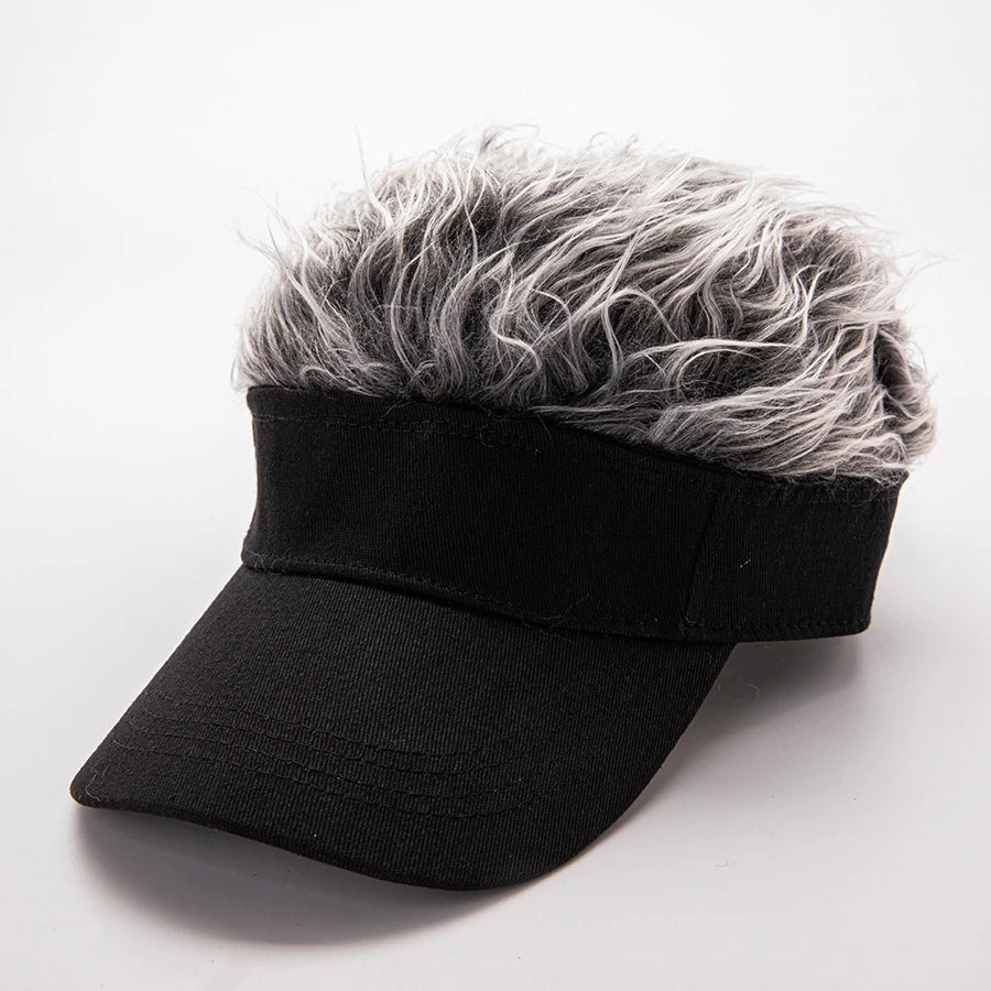Hip-Hop Fake Hair Baseball Hat