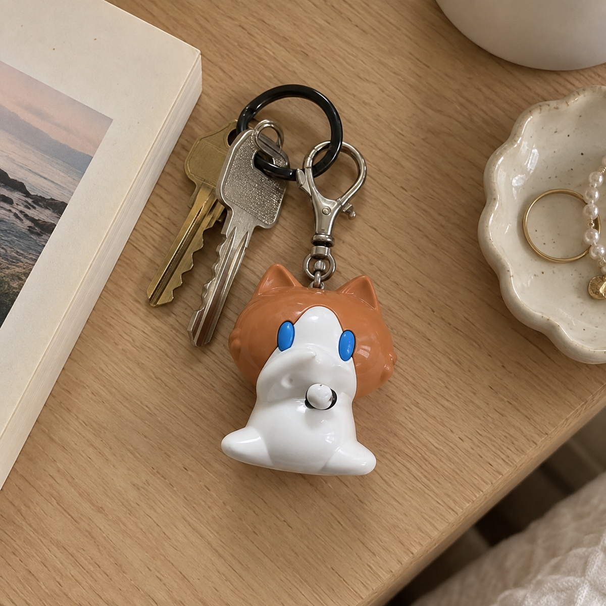 Silly Squirrel Stress Relief Keychain