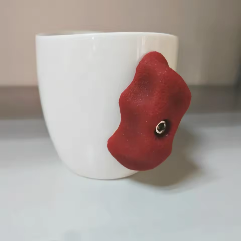Rock Climbing Grip Handmade Mug