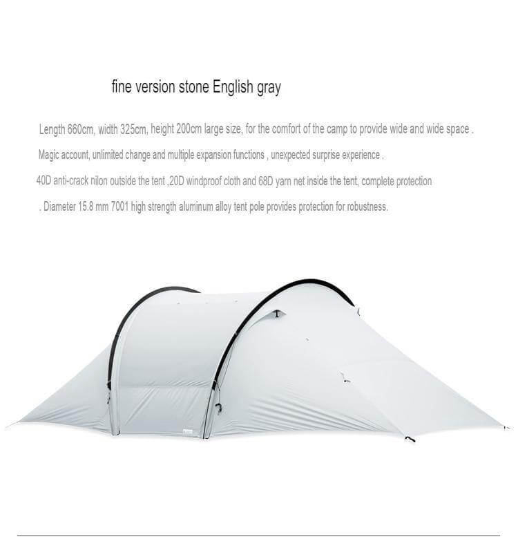 Creative Oversize Elegant Camping Tunnel Tent - MaviGadget