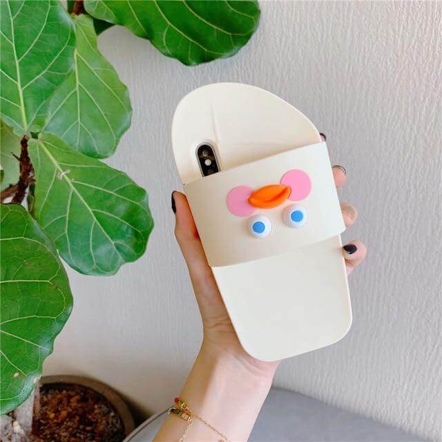 3D Slippers iPhone Cases - MaviGadget