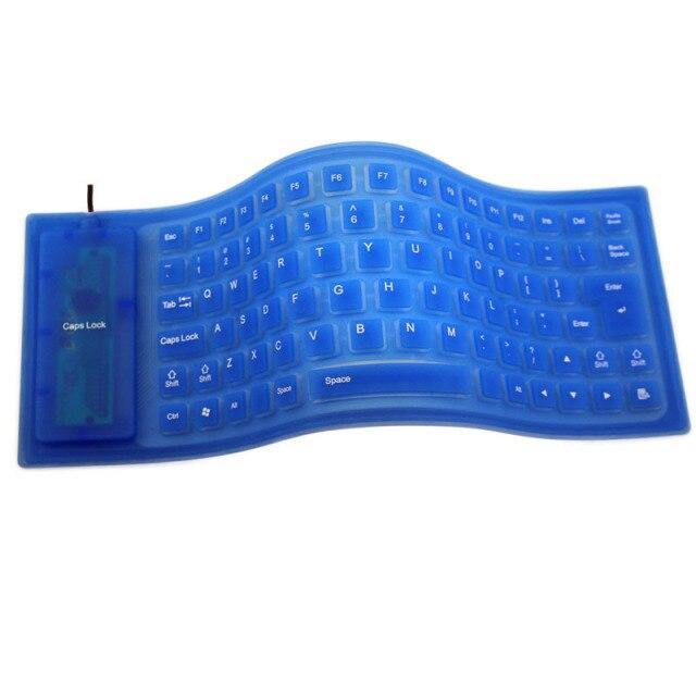 Silicone Foldable Waterproof USB Keyboard - MaviGadget