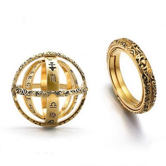 Vintage Astronomical Creative Complex Cosmic Ring - MaviGadget