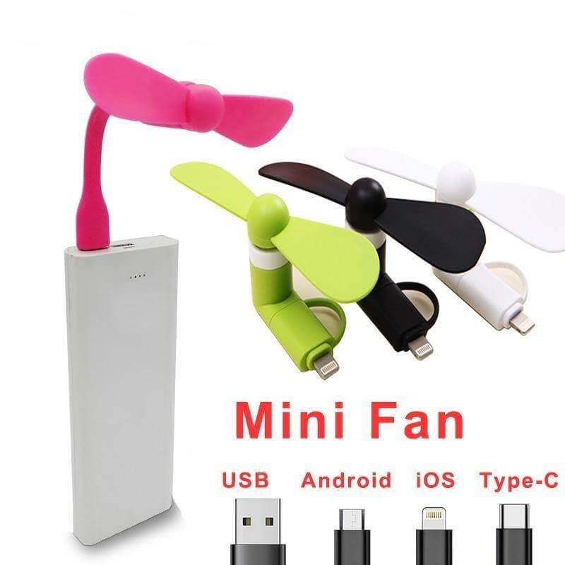 Flexible Phone Mini Fan - MaviGadget