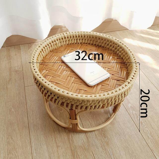 Rattan Picnic Tray Table - MaviGadget