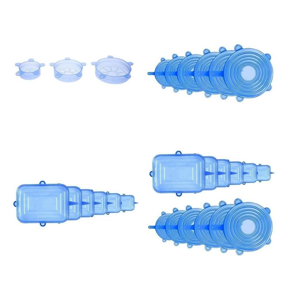 Reusable Durable Silicone Food Cover Lids - MaviGadget
