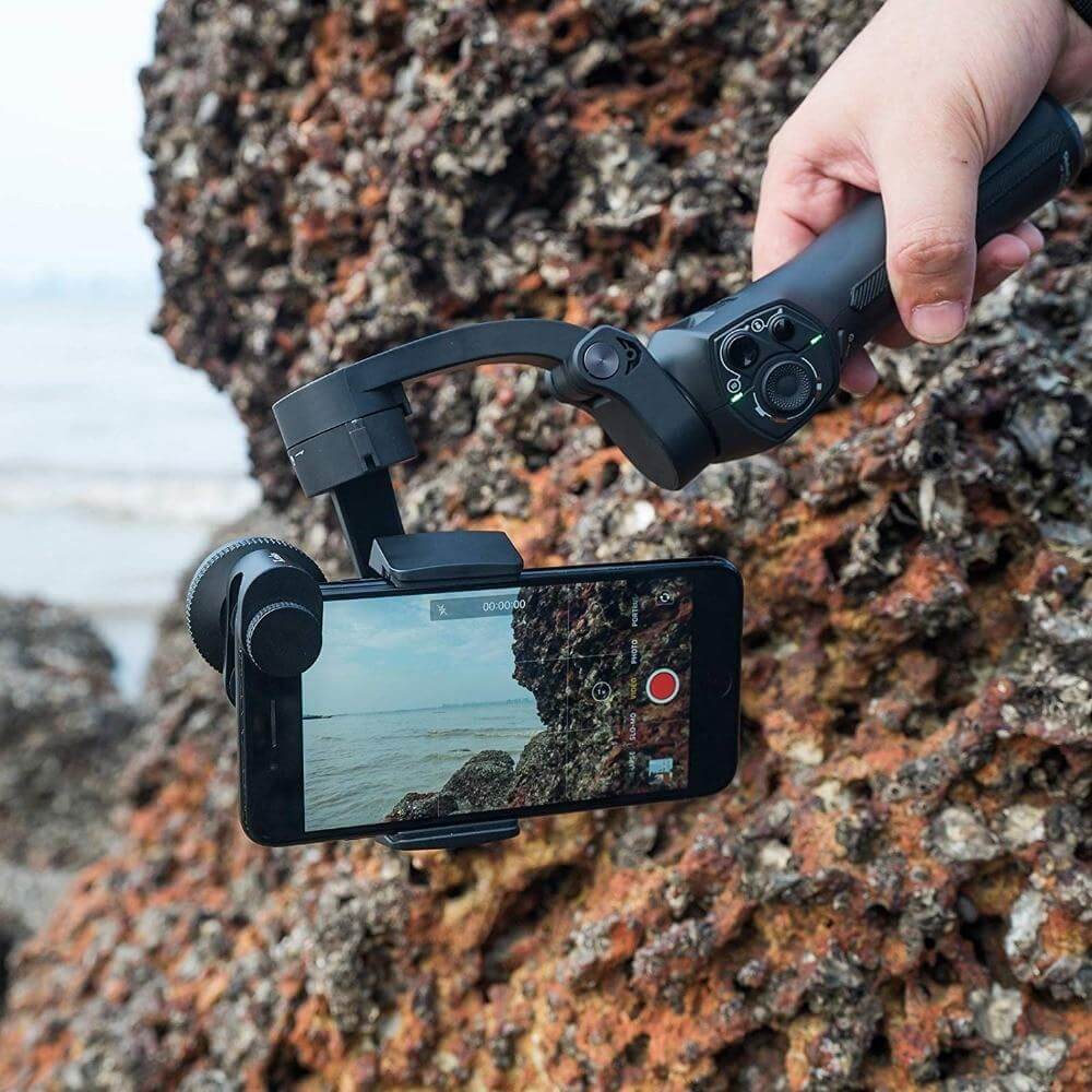 Atom Foldable Wireless Charging Smart Phone Stabilizer - MaviGadget