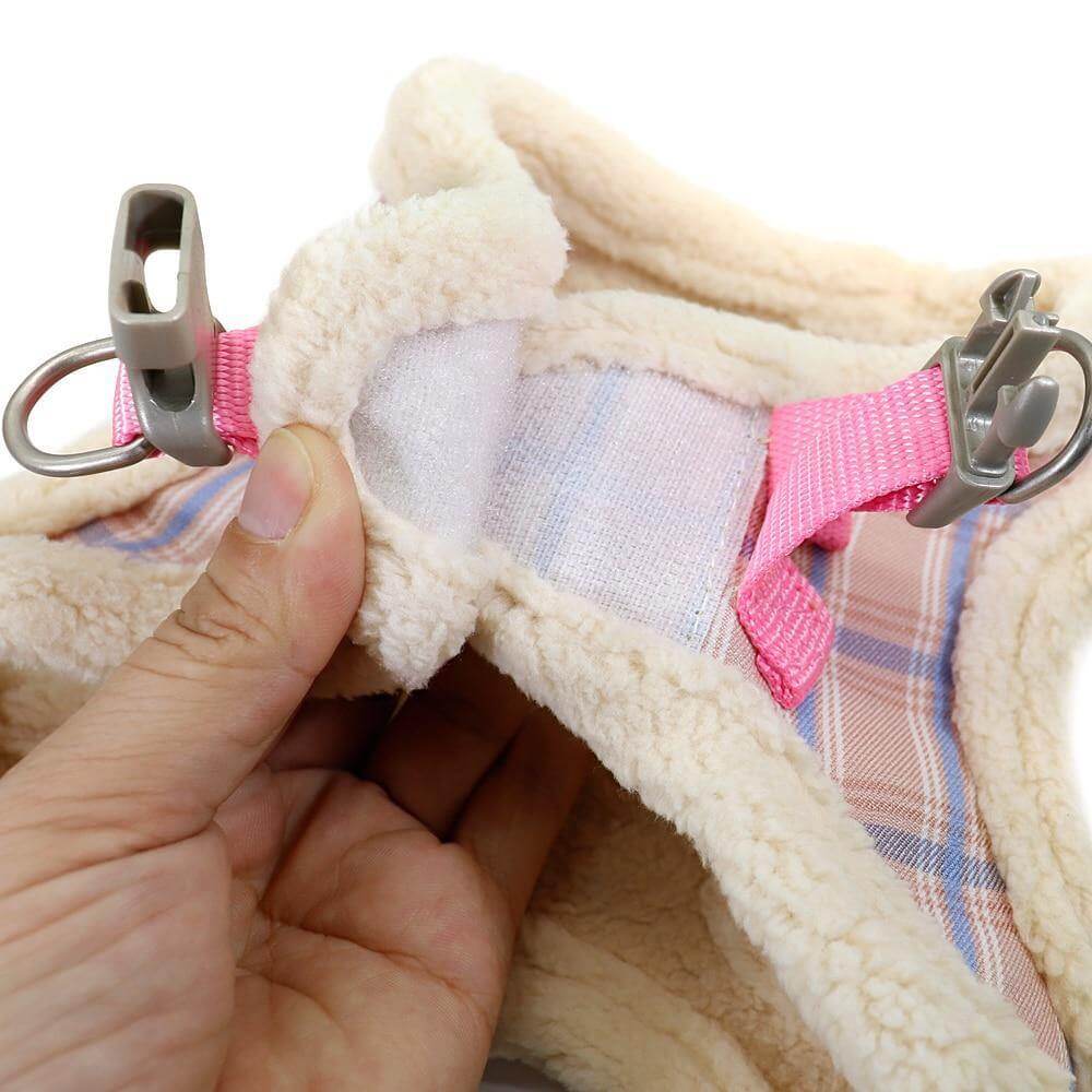 Sweet Warm Fur Pet Walking Leash - MaviGadget