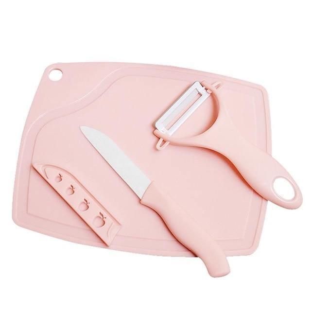 3pcs Pastel Chopping Kitchen Set - MaviGadget