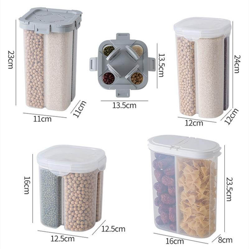 Sealed Multigrain Food Storage Storage Container - MaviGadget
