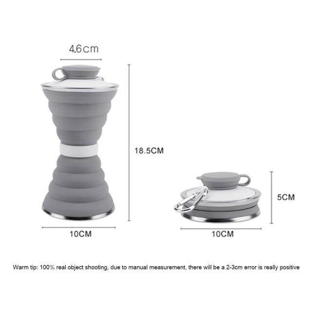 500mL Foldable Soft Silicone Bottle - MaviGadget