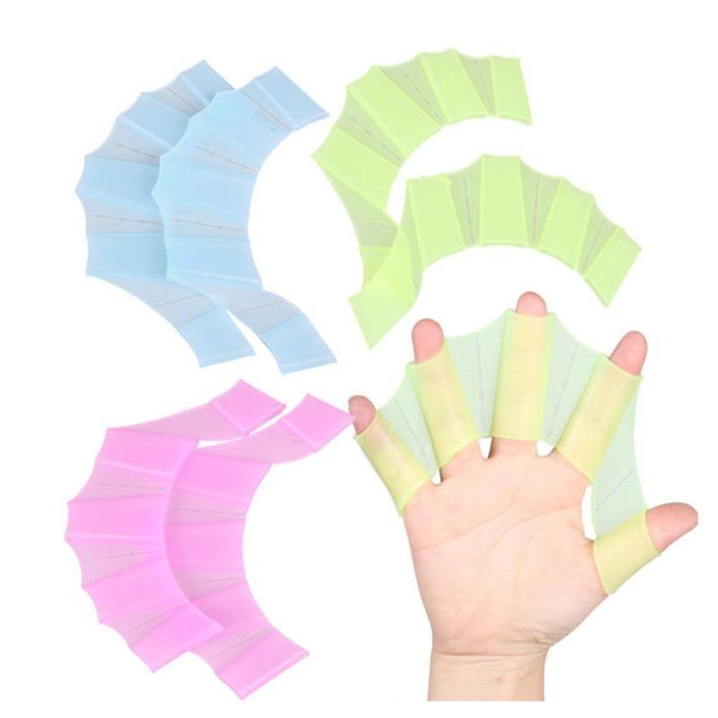 Silicone Webbed Swimming Gloves - MaviGadget