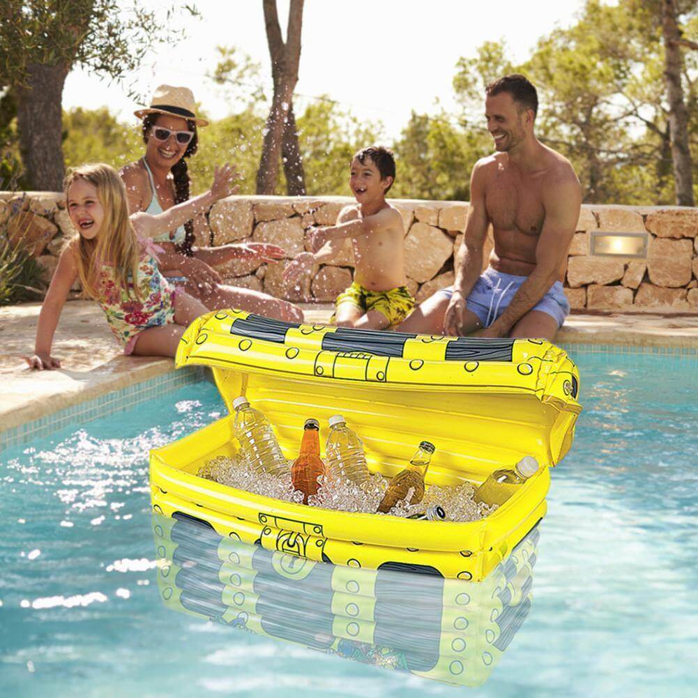 Inflatable Treasure Chest Beverage Cooler - MaviGadget