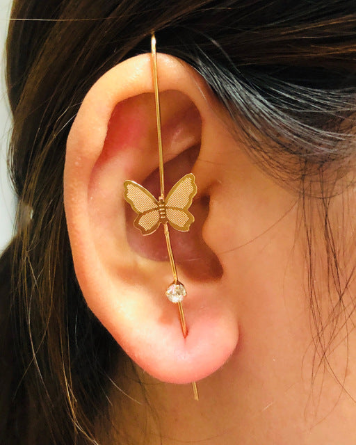 Crystal Vintage Long Wrap Earrings