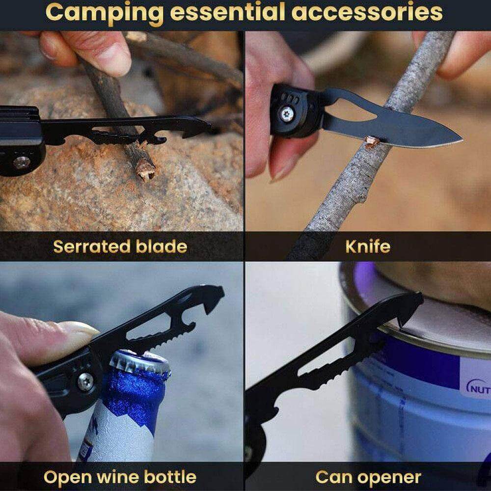 14in1 Portable Stainless Steel Outdoor Tool - MaviGadget