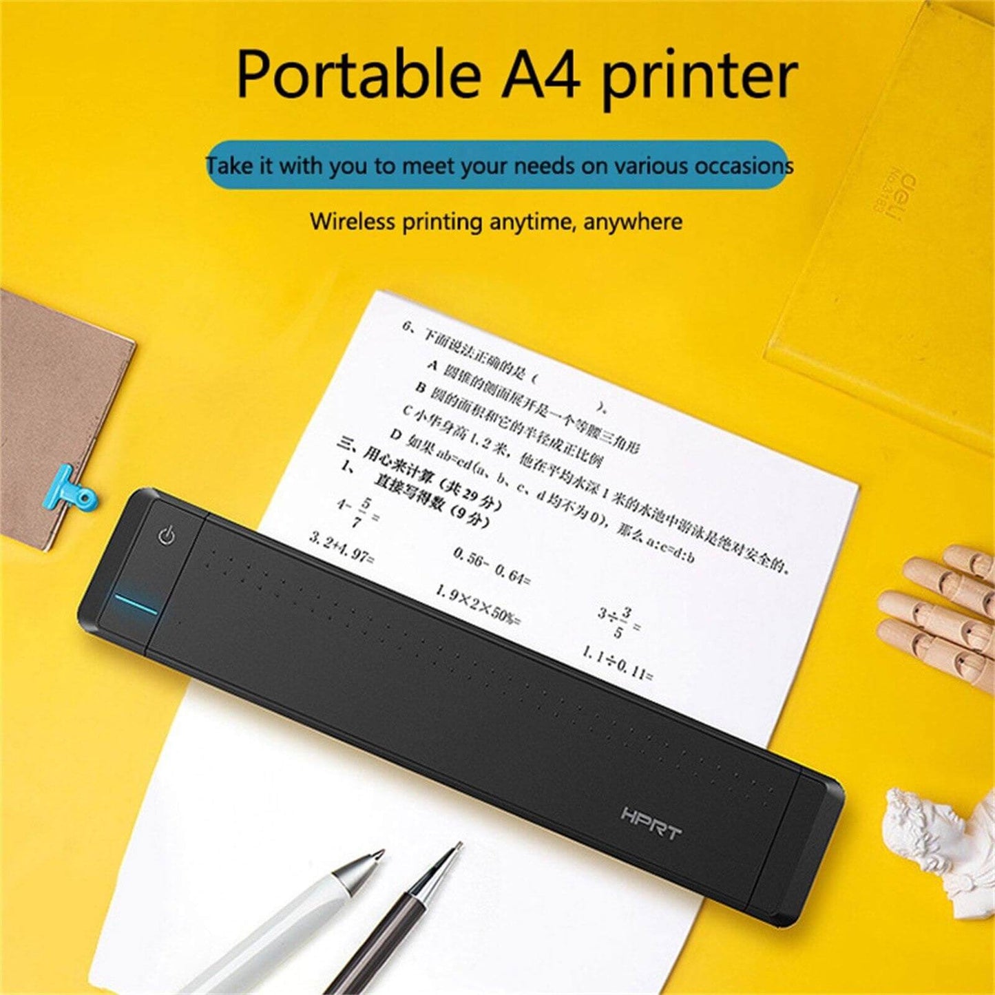 Portable Mini Bluetooth Thermal Printer with Built-in Battery - MaviGadget