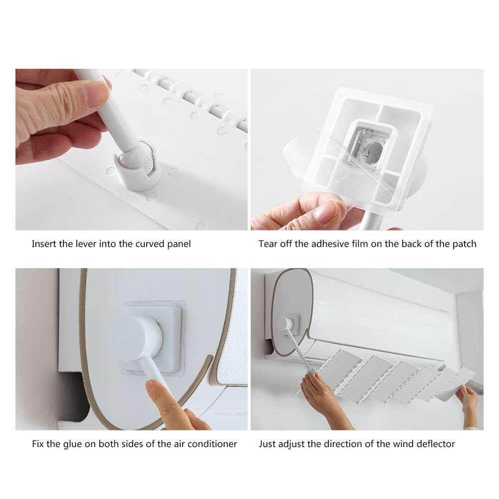 Air Conditioner Retractable Rotating Vent Cover - MaviGadget