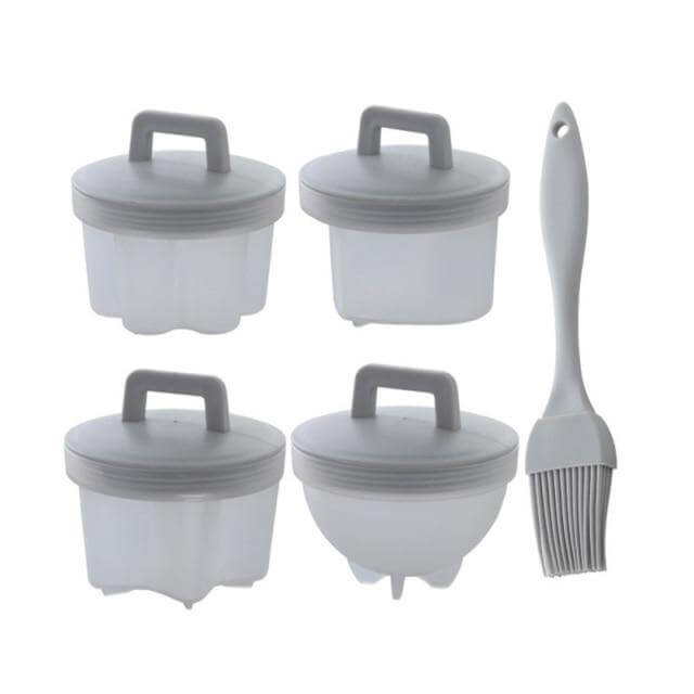 4pcs Silicone Steamed Egg Cooker - MaviGadget
