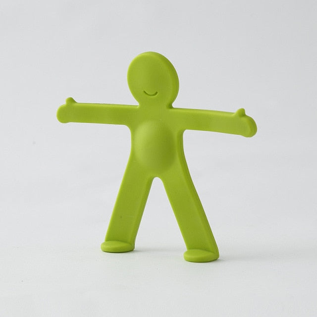 Creative Human Figure Wall Phone Holder Hook