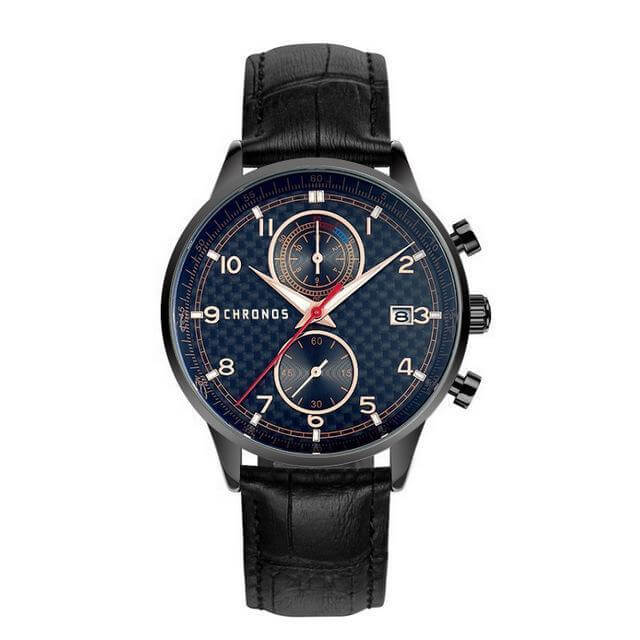 Montre Luxury Genuine Leather Strap Watch - MaviGadget