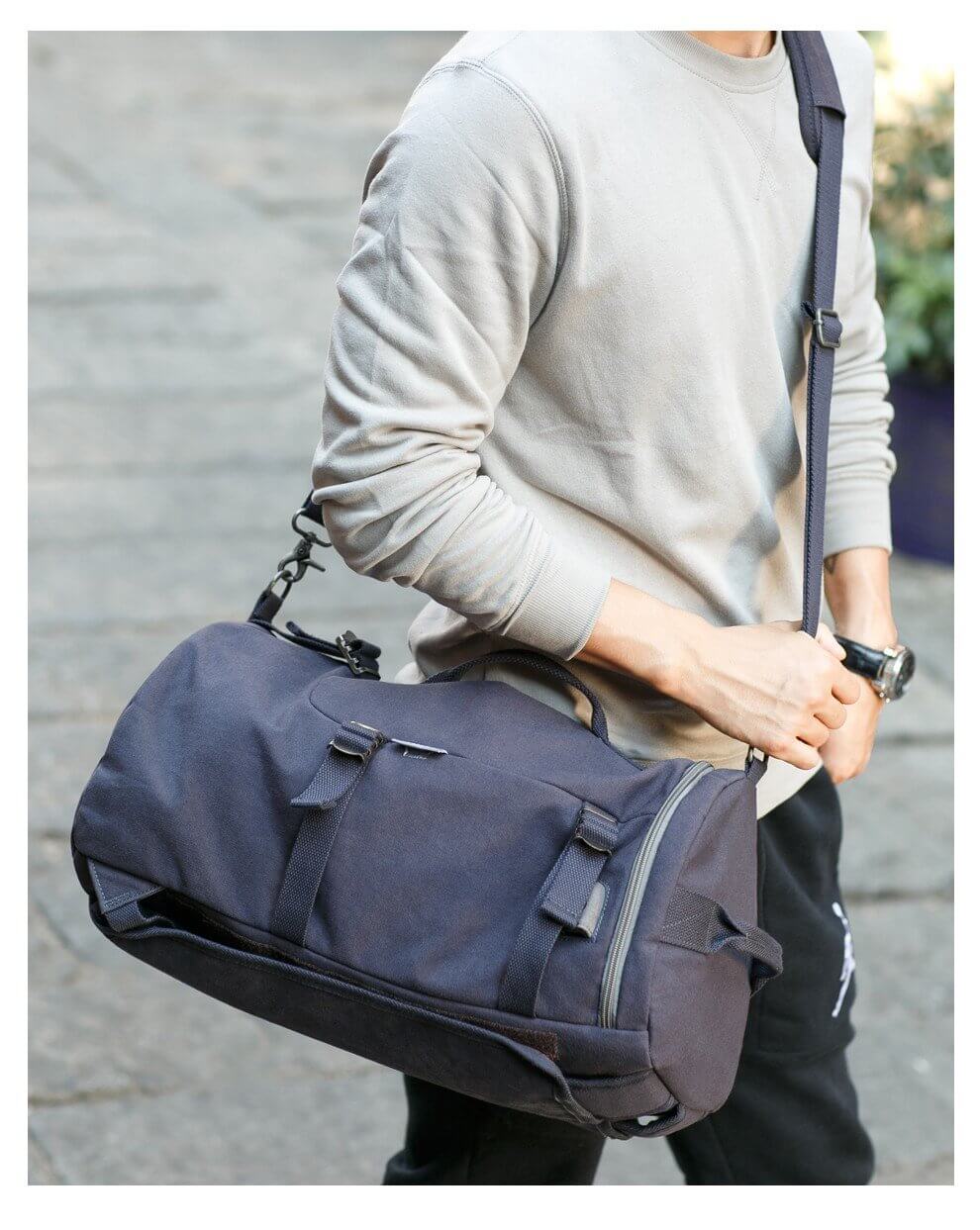 Cylinder package Multifunctional Male Fashion Backpack - MaviGadget