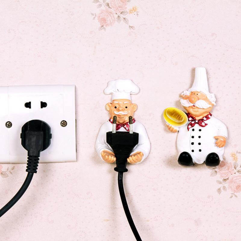 2pcs/lot Cute Self Adhesive Wall Plug Hanger - MaviGadget