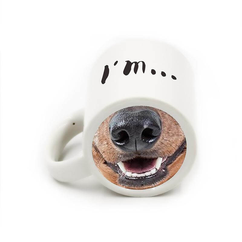 Ceramic Dog Nose Coffee Mug - MaviGadget