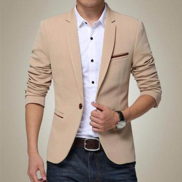 Business Casual Suit Men Blazers - MaviGadget