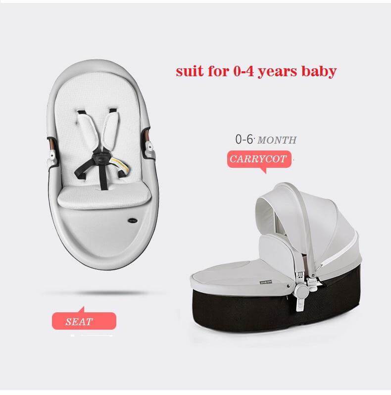Deluxe New High Landscape 360 rotation baby stroller - MaviGadget