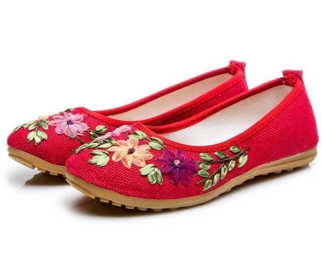 Vintage Ballerina Flat Shoes - MaviGadget