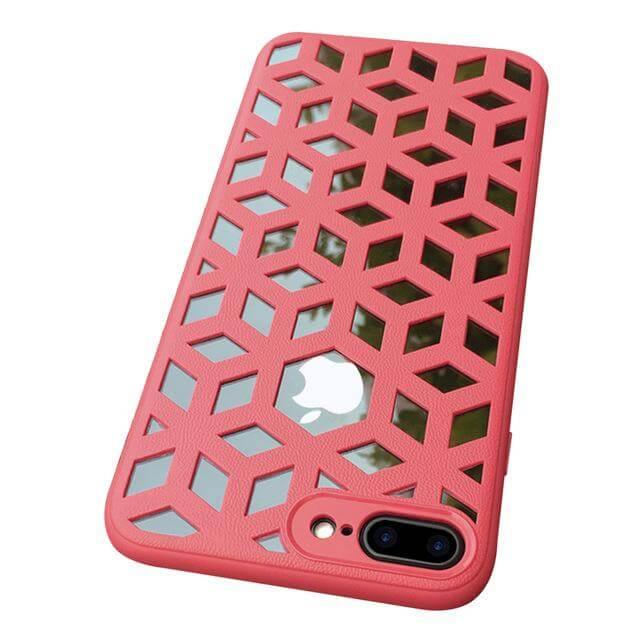 Soft Leather Hollow Shell For iPhone Models - MaviGadget