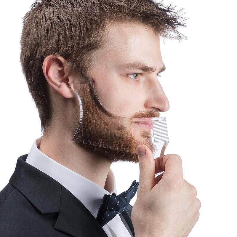 Men Transparent Beard Shaper - MaviGadget
