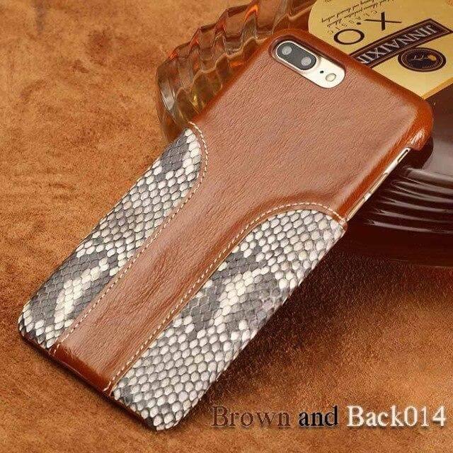 Luxury Snake Skin Leather Iphone Case - MaviGadget