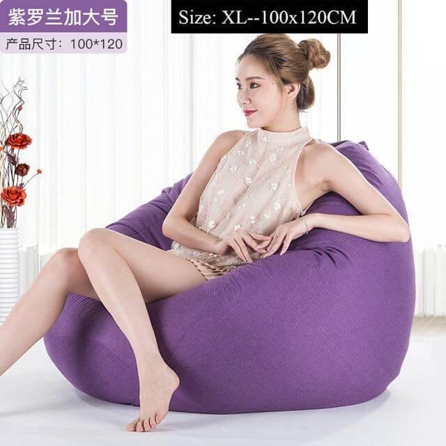 Modern Look Loft Style Pouf One Seat Bean Bag - MaviGadget
