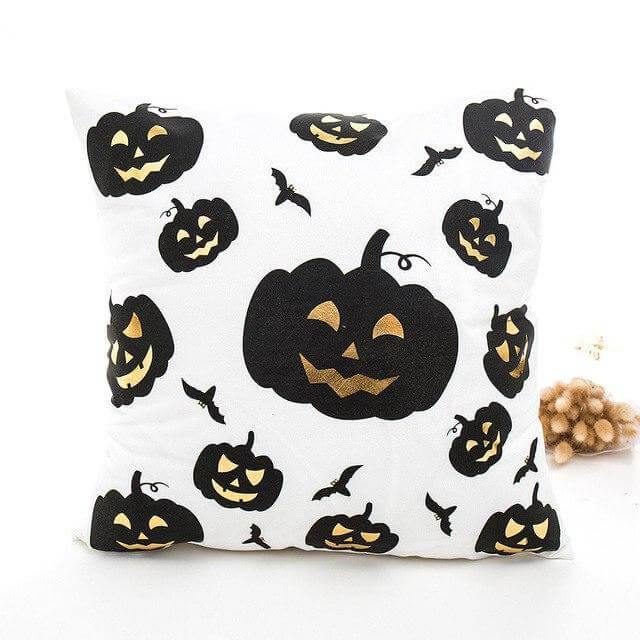 Black and White Halloween Pillow Cases - MaviGadget