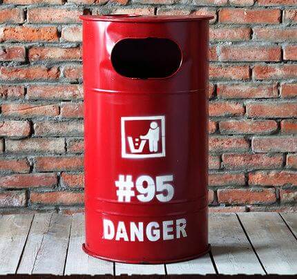 Retro Fire Hydrant Trash Can - MaviGadget