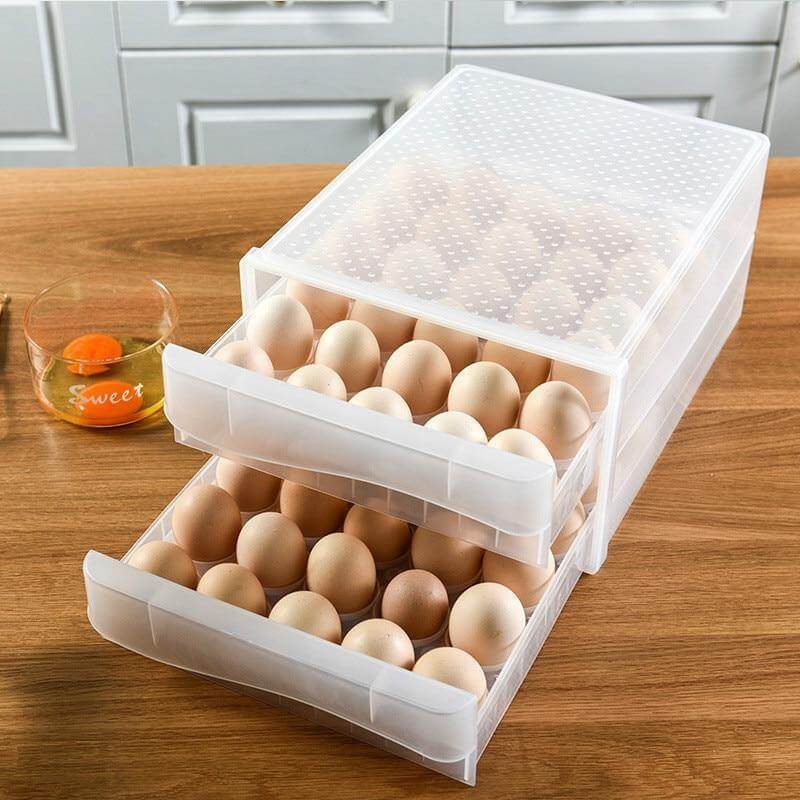 Transparent Egg Storage Drawer Container - MaviGadget