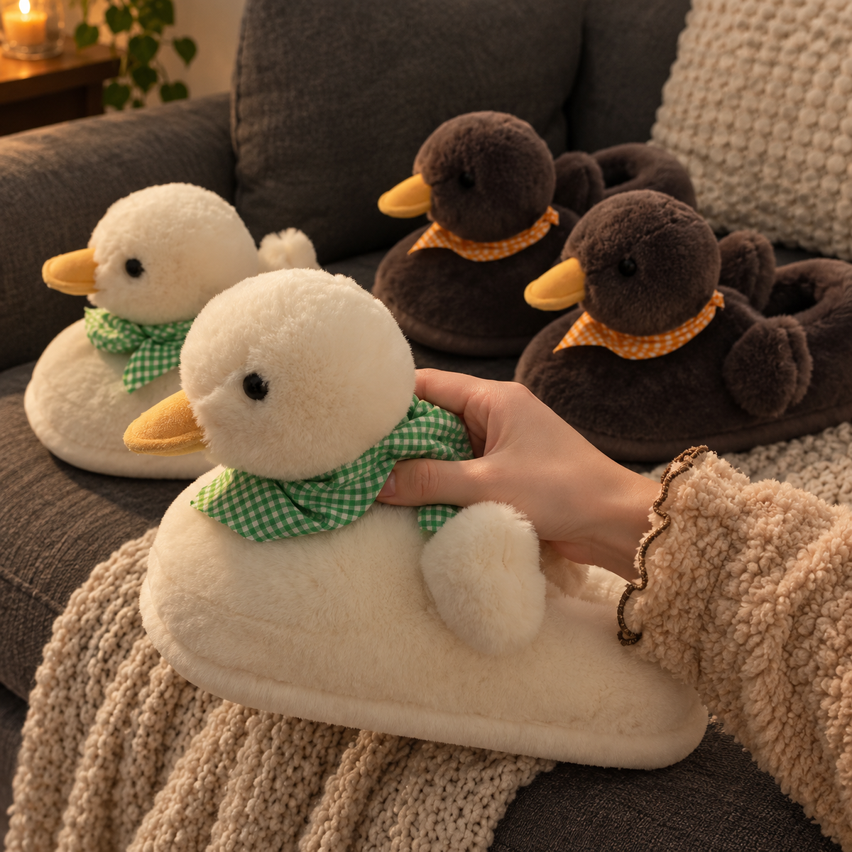 Fly with Me Duck Slippers