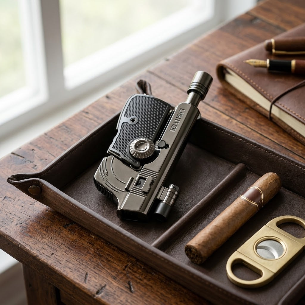 Magnum Tactical Gun-Shape Jet Flame Windproof Lighter