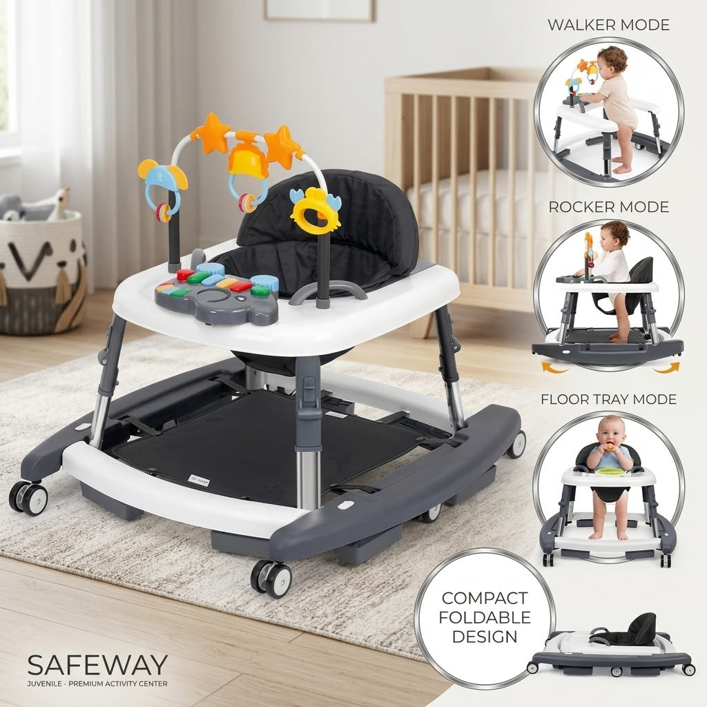Baby Stroller 7-18Months Multifunctional Walkers