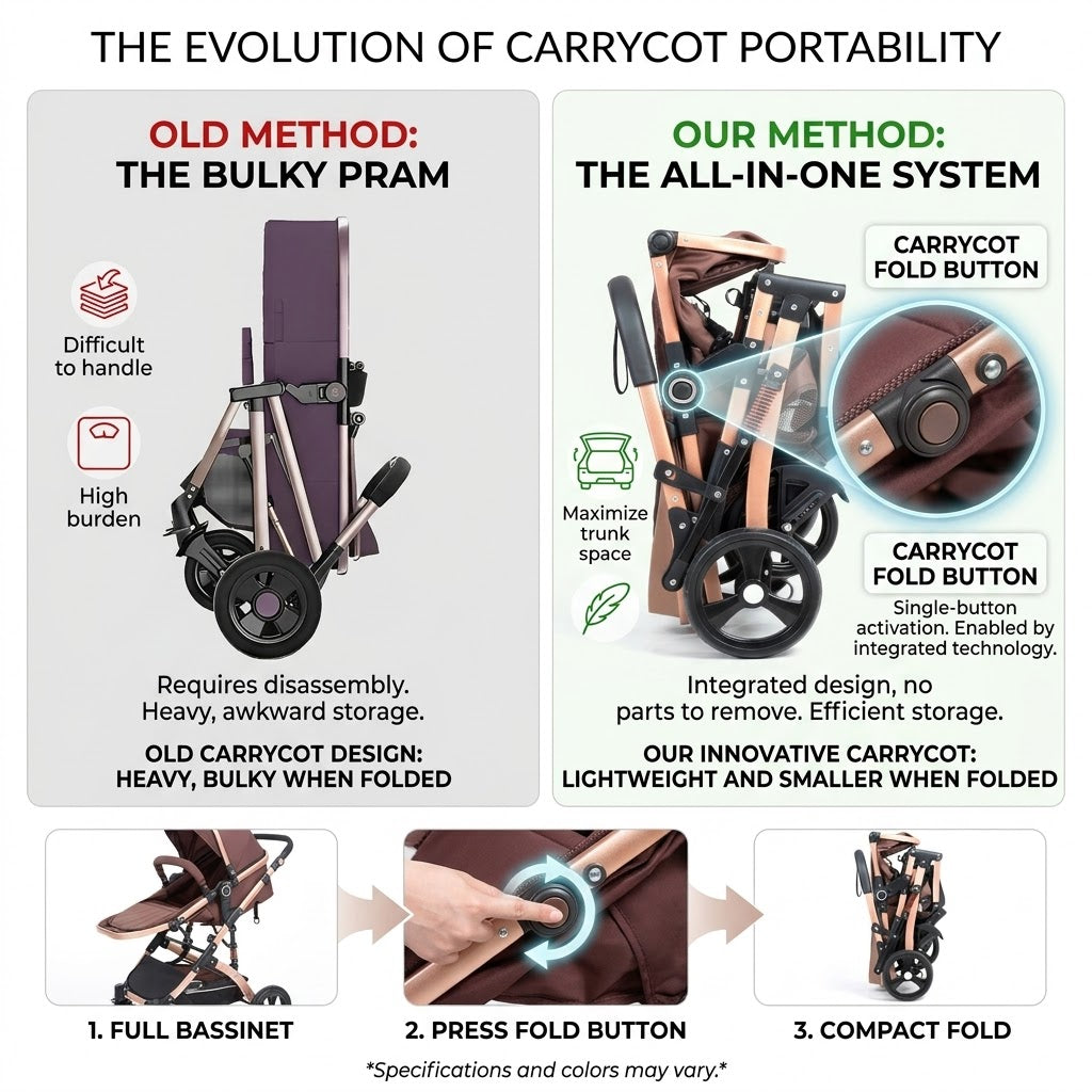 Futuristic Nest 3in1 Baby Stroller