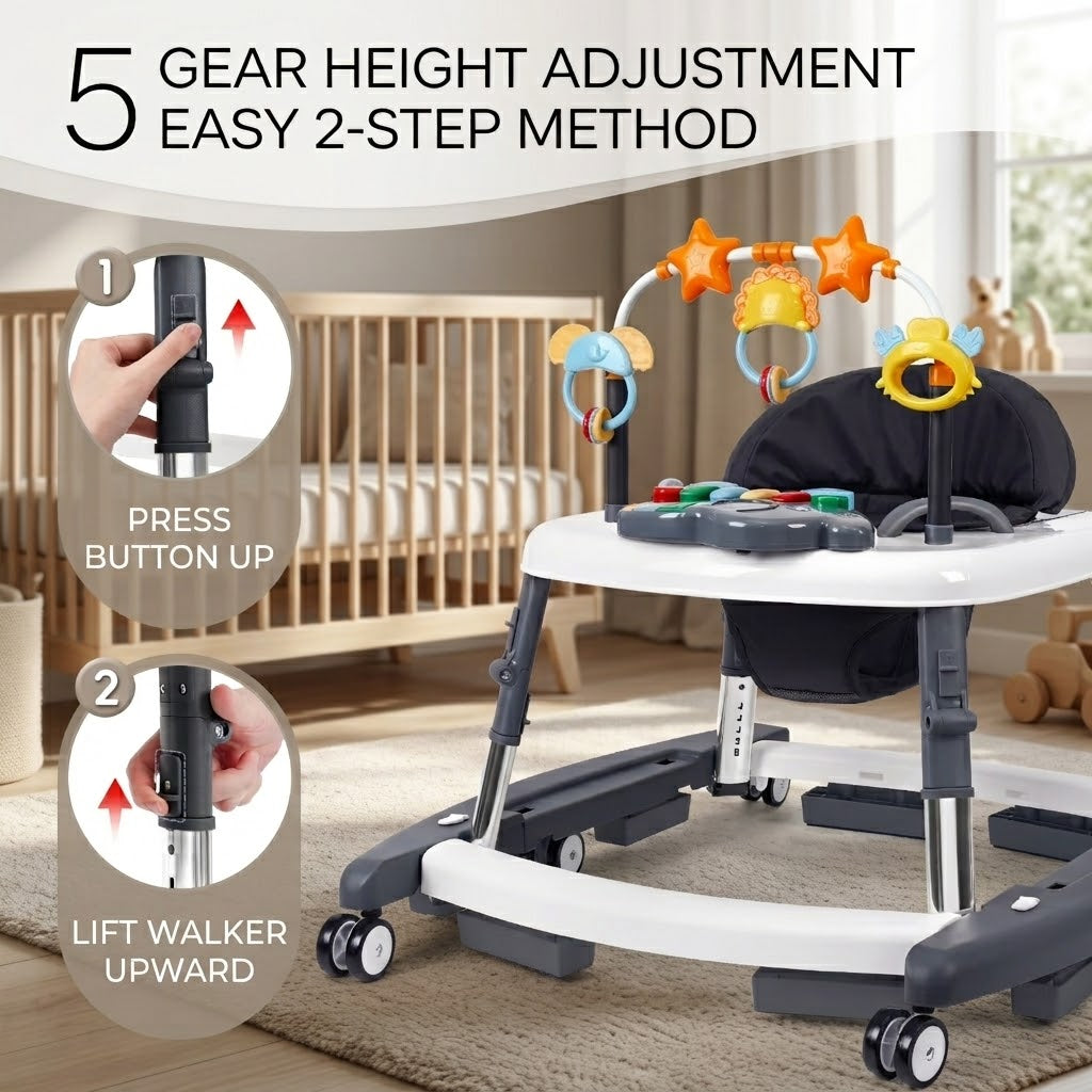 Baby Stroller 7-18Months Multifunctional Walkers