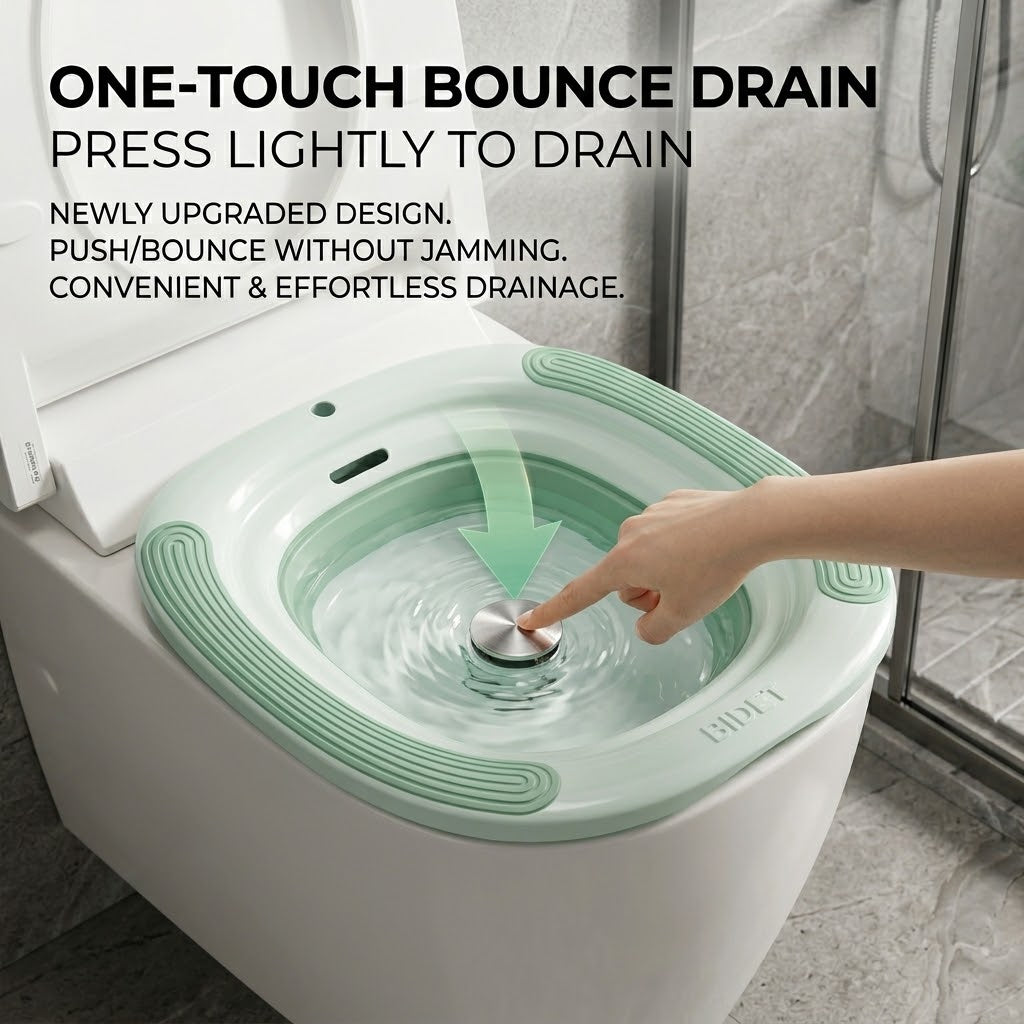 Personal Hygiene Foldable Sitz Bath Soak Care Basin