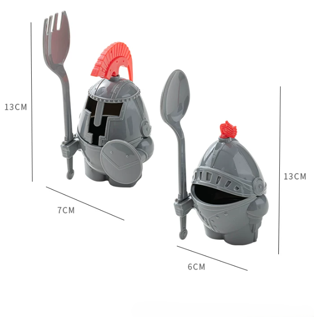 Medieval Knight Armor Egg Holder Set